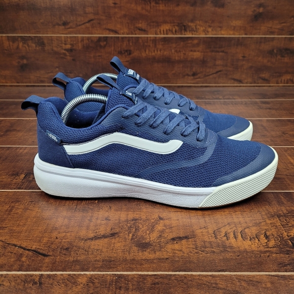 Vans Ultrarange Blue White Athletic Sneakers Ultra Range Mens Size 10